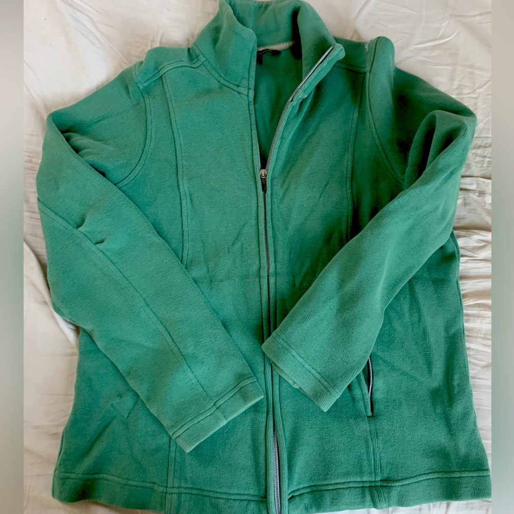 Tommy Bahama zip up! Green 🧃